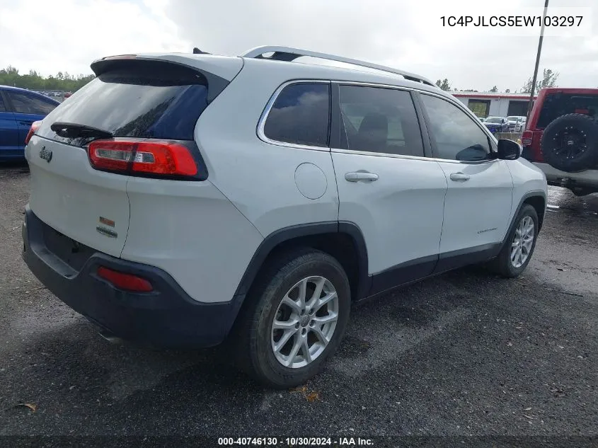 2014 Jeep Cherokee Latitude VIN: 1C4PJLCS5EW103297 Lot: 40746130