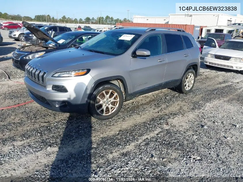 2014 Jeep Cherokee Latitude VIN: 1C4PJLCB6EW323838 Lot: 40760134