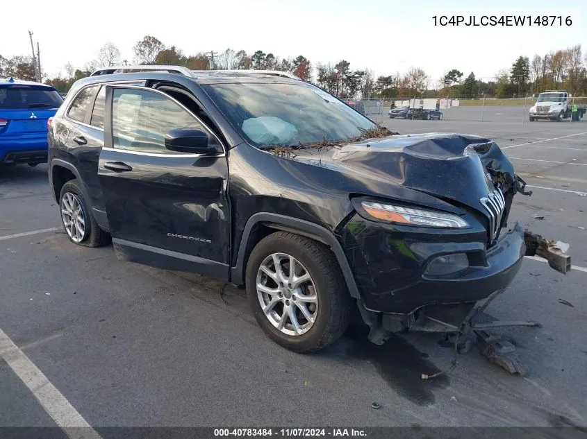 2014 Jeep Cherokee Latitude VIN: 1C4PJLCS4EW148716 Lot: 40783484