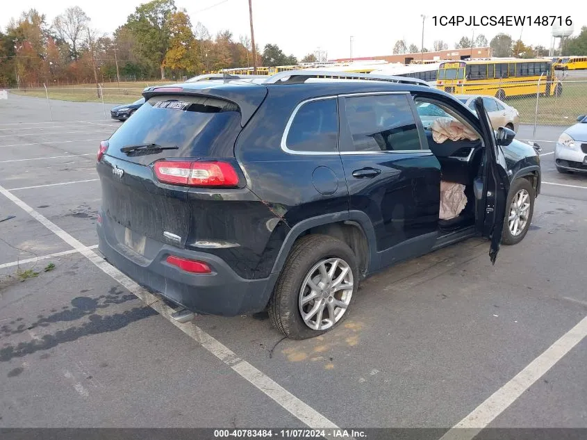 2014 Jeep Cherokee Latitude VIN: 1C4PJLCS4EW148716 Lot: 40783484