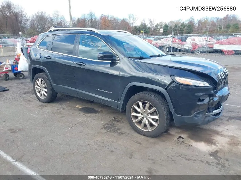 2014 Jeep Cherokee Limited VIN: 1C4PJMDS3EW256880 Lot: 40795248