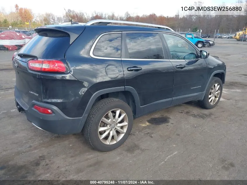 2014 Jeep Cherokee Limited VIN: 1C4PJMDS3EW256880 Lot: 40795248