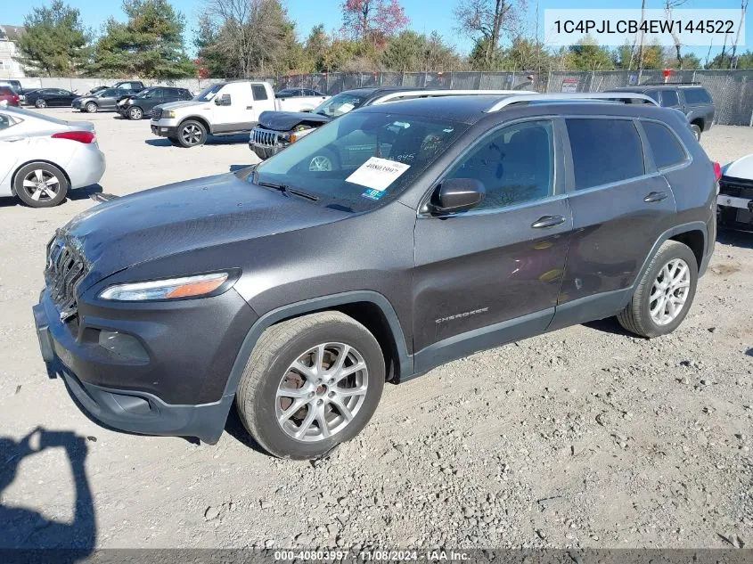 2014 Jeep Cherokee Latitude VIN: 1C4PJLCB4EW144522 Lot: 40803997