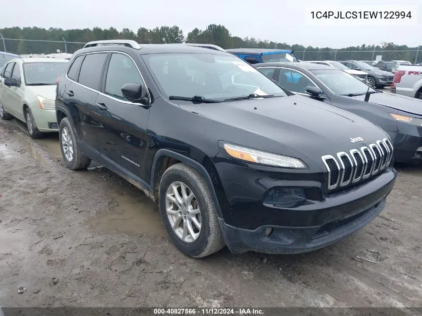 1C4PJLCS1EW122994 2014 Jeep Cherokee Latitude