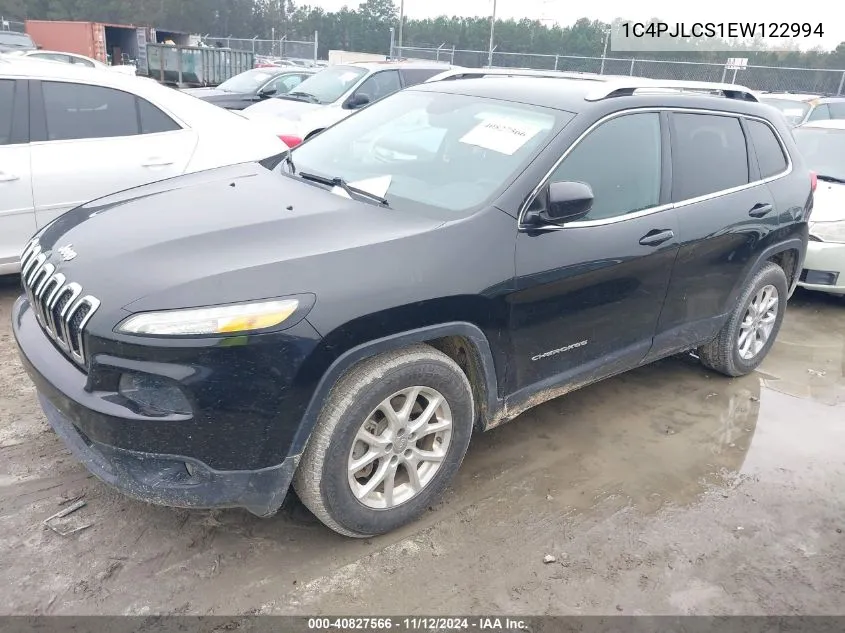 1C4PJLCS1EW122994 2014 Jeep Cherokee Latitude