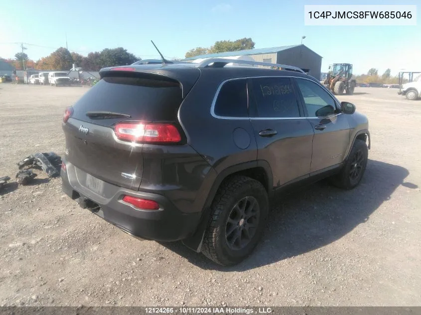 2015 Jeep Cherokee Latitude VIN: 1C4PJMCS8FW685046 Lot: 12124266