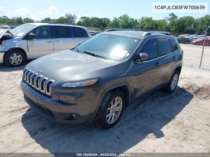 1C4PJLCB5FW700659 2015 Jeep Cherokee Latitude