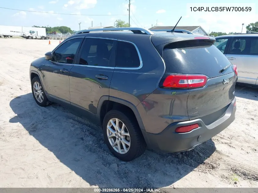 1C4PJLCB5FW700659 2015 Jeep Cherokee Latitude