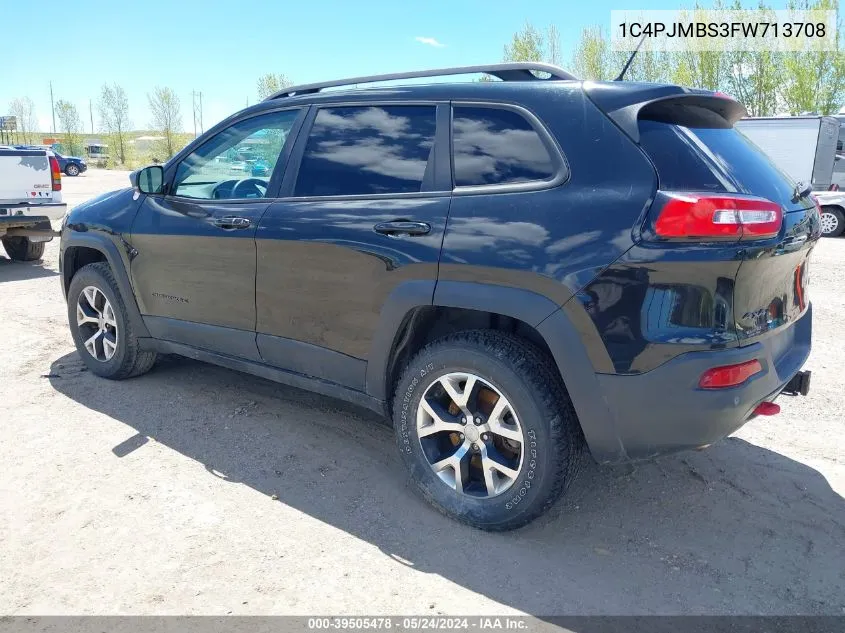 1C4PJMBS3FW713708 2015 Jeep Cherokee Trailhawk