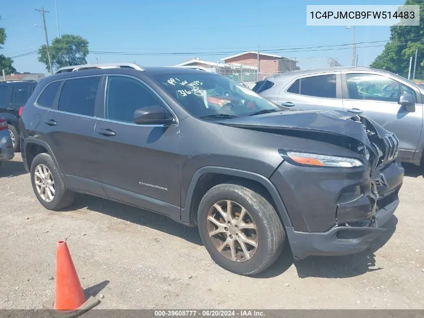 2015 Jeep Cherokee Latitude VIN: 1C4PJMCB9FW514483 Lot: 39608777