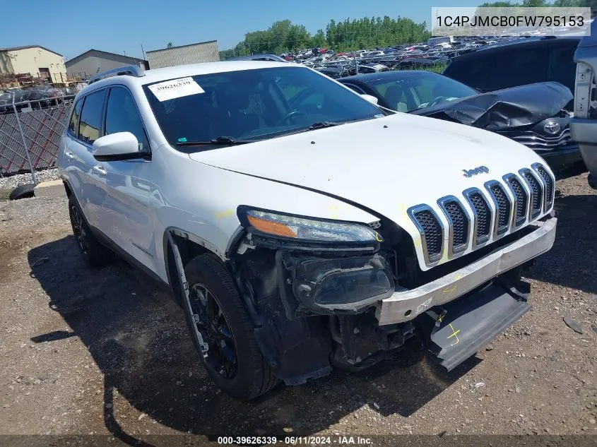 2015 Jeep Cherokee Latitude VIN: 1C4PJMCB0FW795153 Lot: 39626339