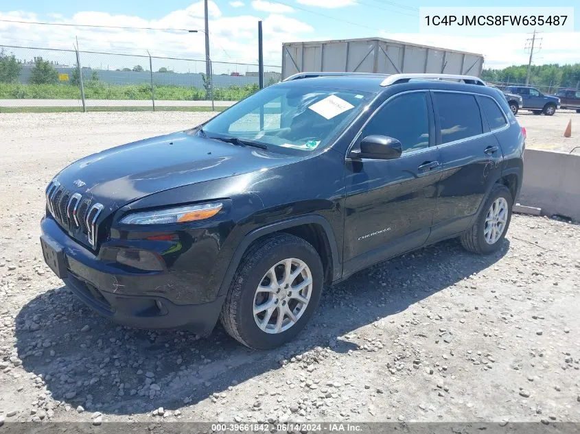 2015 Jeep Cherokee Latitude VIN: 1C4PJMCS8FW635487 Lot: 39661842