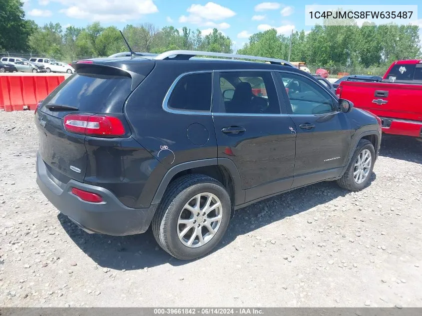 2015 Jeep Cherokee Latitude VIN: 1C4PJMCS8FW635487 Lot: 39661842