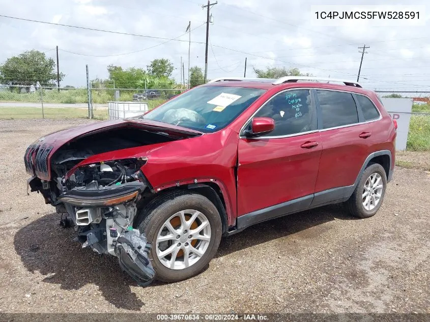 2015 Jeep Cherokee Latitude VIN: 1C4PJMCS5FW528591 Lot: 39670634