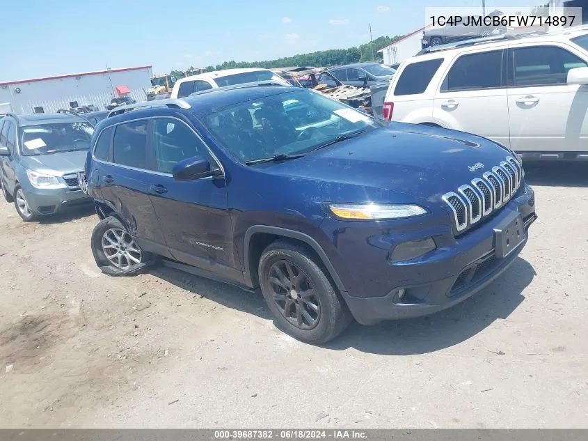 2015 Jeep Cherokee Latitude VIN: 1C4PJMCB6FW714897 Lot: 39687382