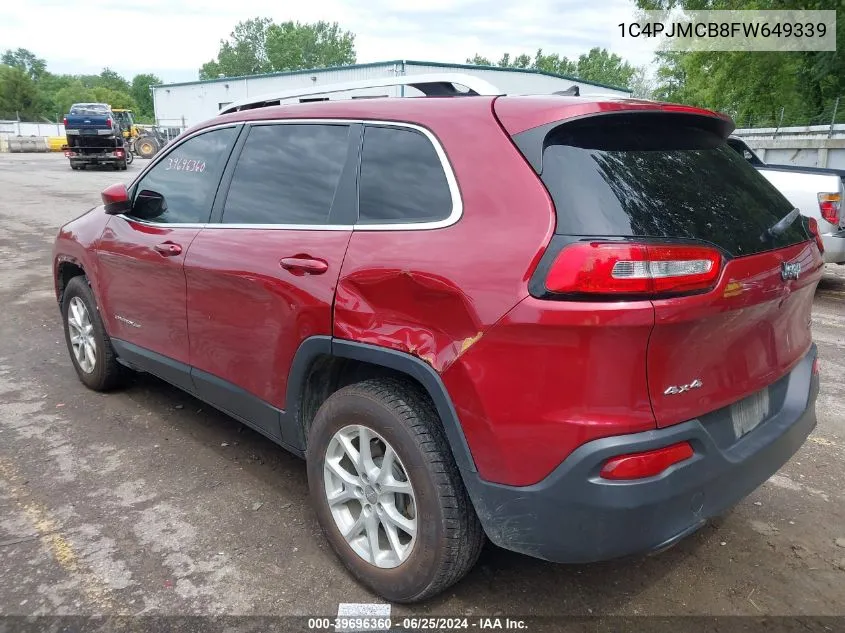 2015 Jeep Cherokee Latitude VIN: 1C4PJMCB8FW649339 Lot: 39696360