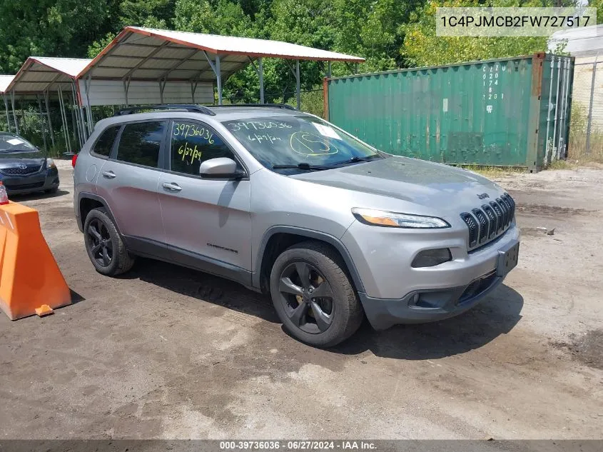 1C4PJMCB2FW727517 2015 Jeep Cherokee Latitude Altitude