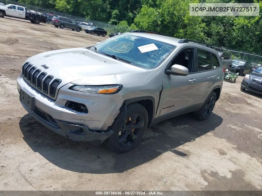 2015 Jeep Cherokee Latitude Altitude VIN: 1C4PJMCB2FW727517 Lot: 39736036