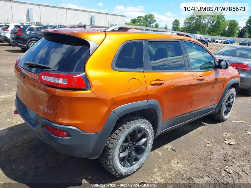 1C4PJMBS7FW785673 2015 Jeep Cherokee Trailhawk