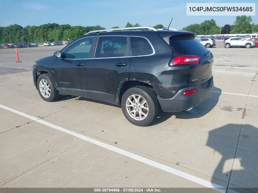 2015 Jeep Cherokee Latitude VIN: 1C4PJMCS0FW534685 Lot: 39794966