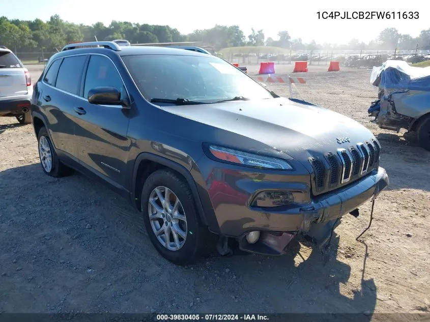 1C4PJLCB2FW611633 2015 Jeep Cherokee Latitude