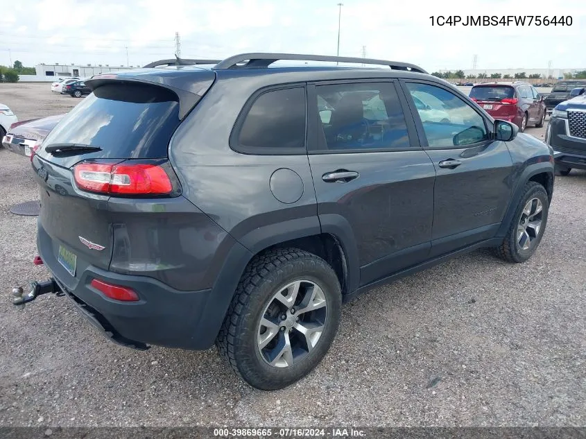 1C4PJMBS4FW756440 2015 Jeep Cherokee Trailhawk