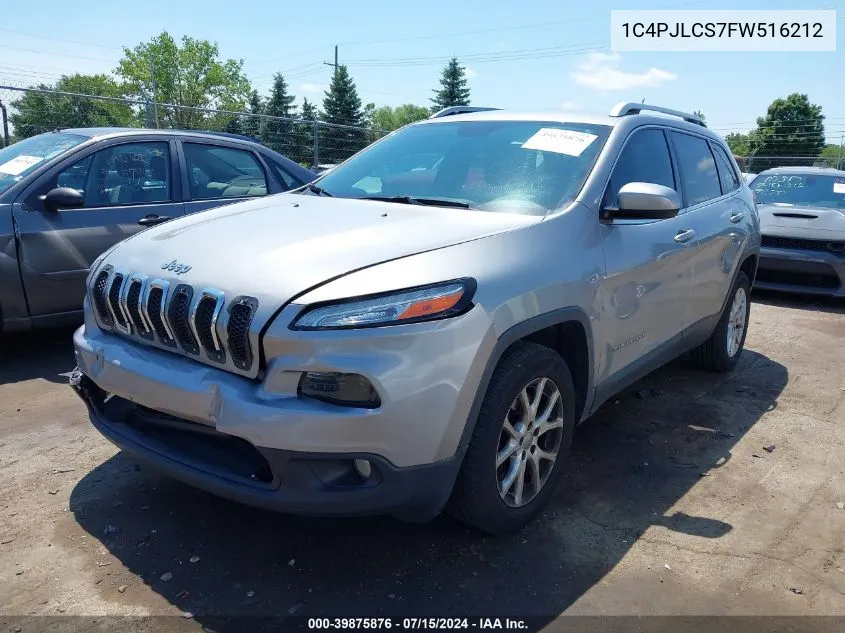 2015 Jeep Cherokee Latitude VIN: 1C4PJLCS7FW516212 Lot: 39875876