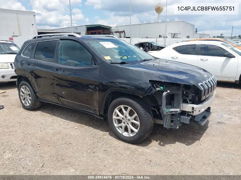 1C4PJLCB8FW655751 2015 Jeep Cherokee Latitude