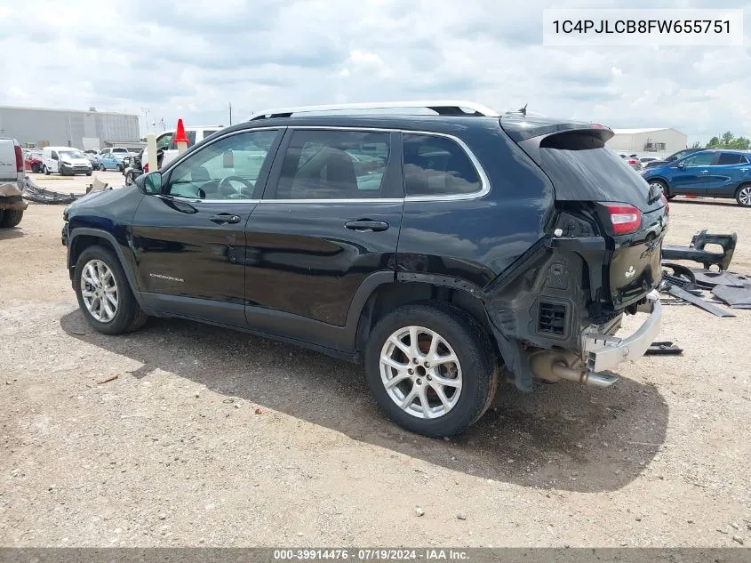 1C4PJLCB8FW655751 2015 Jeep Cherokee Latitude