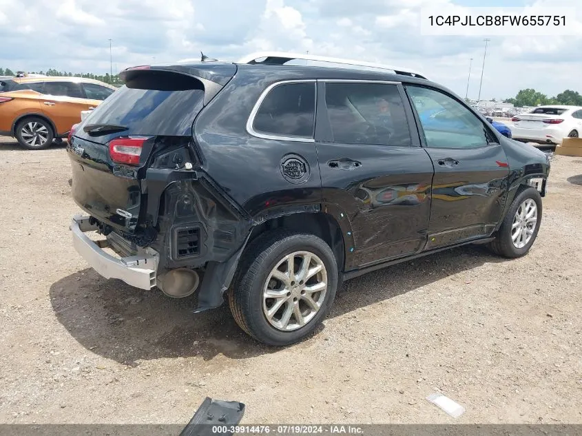 1C4PJLCB8FW655751 2015 Jeep Cherokee Latitude