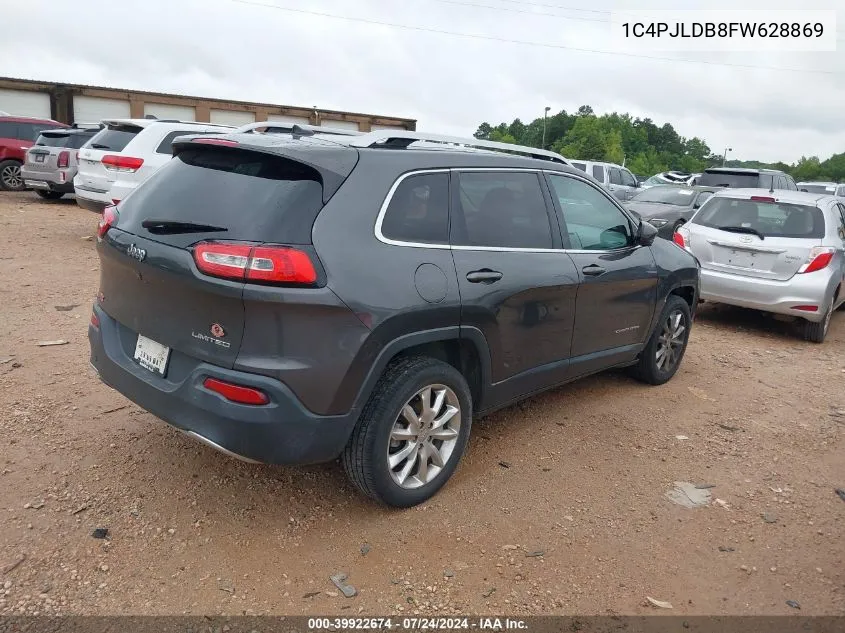 1C4PJLDB8FW628869 2015 Jeep Cherokee Limited