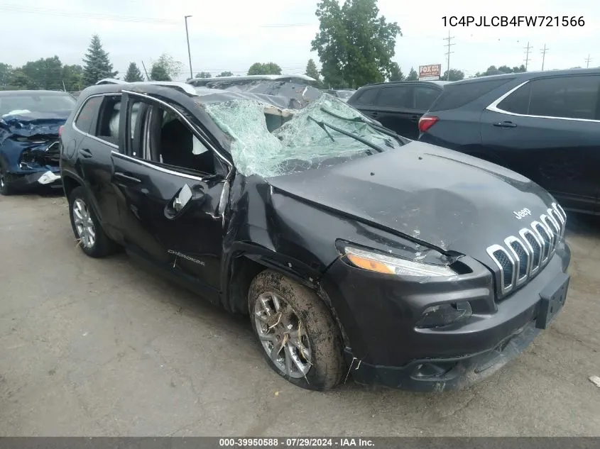 2015 Jeep Cherokee Latitude VIN: 1C4PJLCB4FW721566 Lot: 39950588