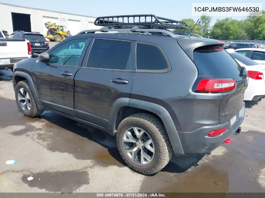 1C4PJMBS3FW646530 2015 Jeep Cherokee Trailhawk