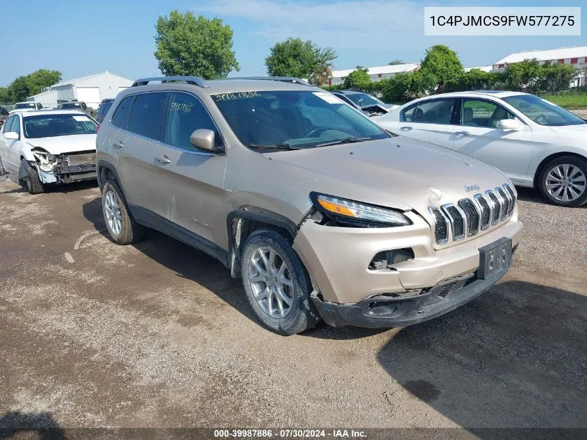 2015 Jeep Cherokee Latitude VIN: 1C4PJMCS9FW577275 Lot: 39987886