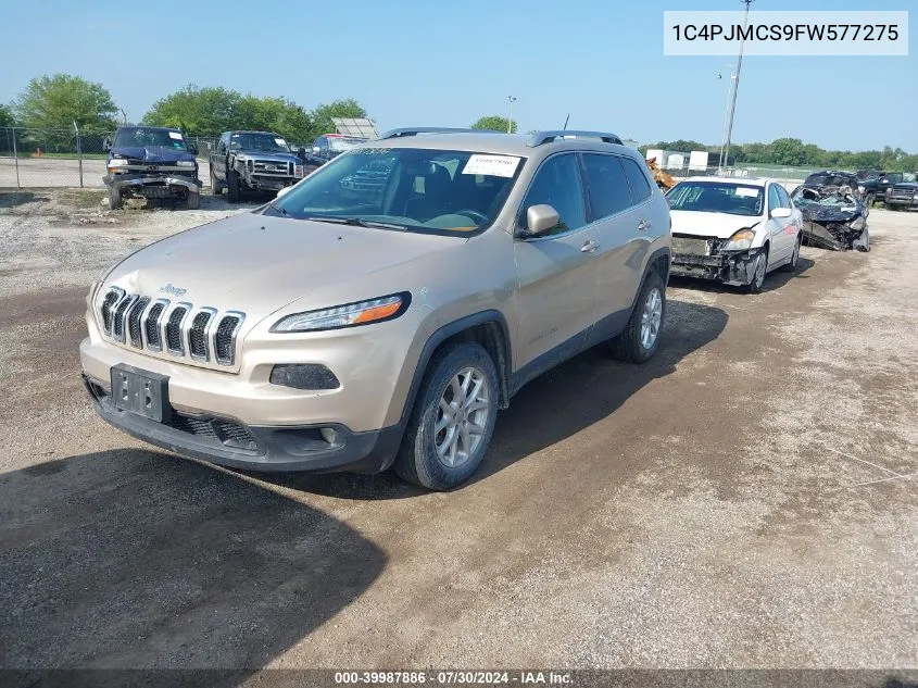 2015 Jeep Cherokee Latitude VIN: 1C4PJMCS9FW577275 Lot: 39987886