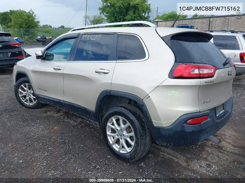 2015 Jeep Cherokee Latitude VIN: 1C4PJMCB8FW715162 Lot: 39989609