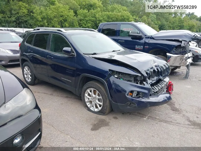 2015 Jeep Cherokee Latitude VIN: 1C4PJMCS2FW558289 Lot: 40010124