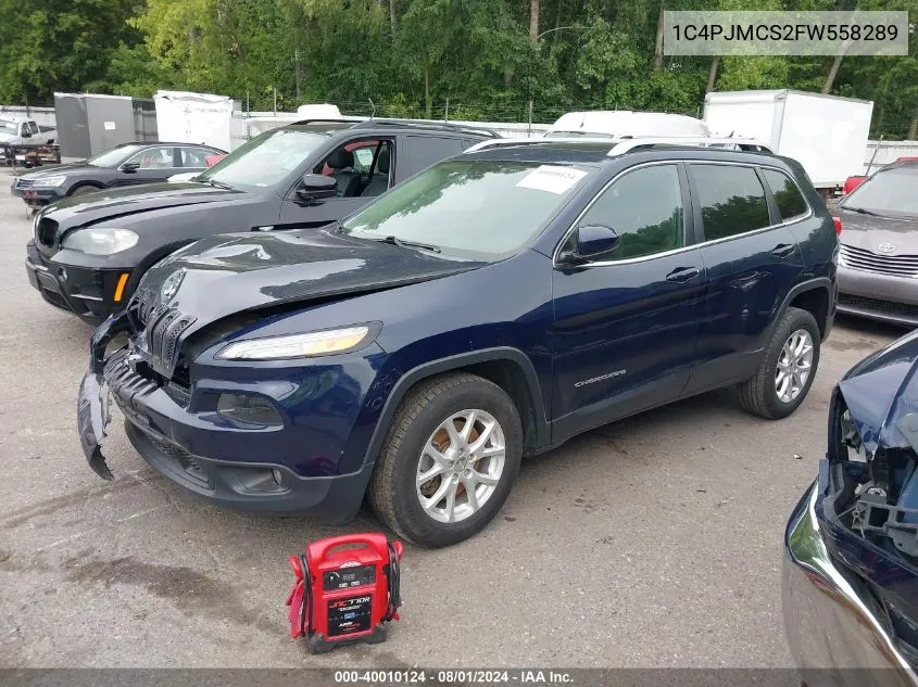 2015 Jeep Cherokee Latitude VIN: 1C4PJMCS2FW558289 Lot: 40010124