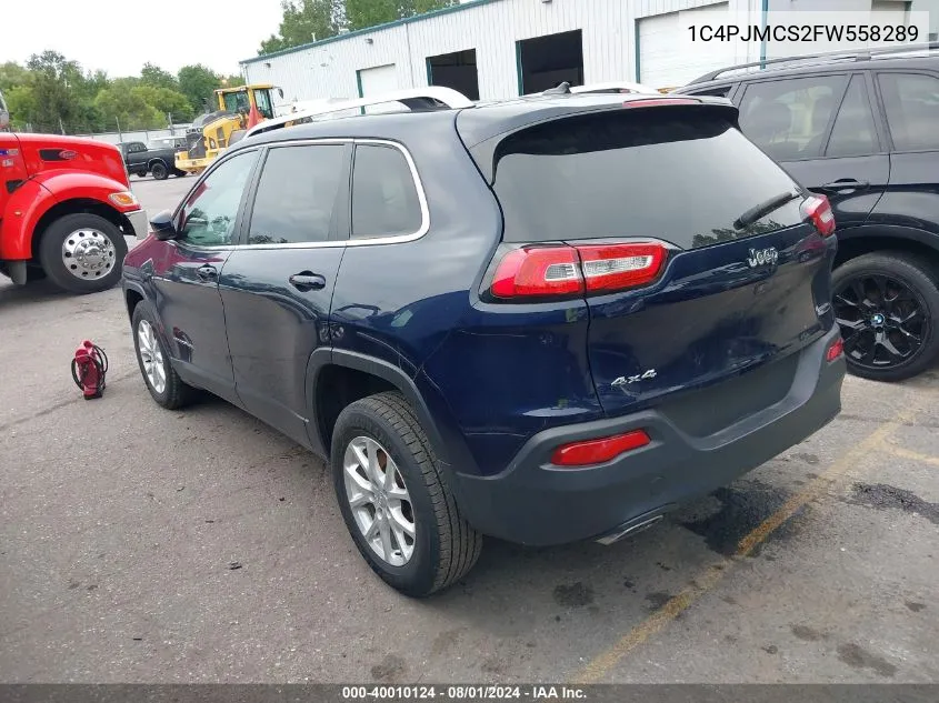 2015 Jeep Cherokee Latitude VIN: 1C4PJMCS2FW558289 Lot: 40010124