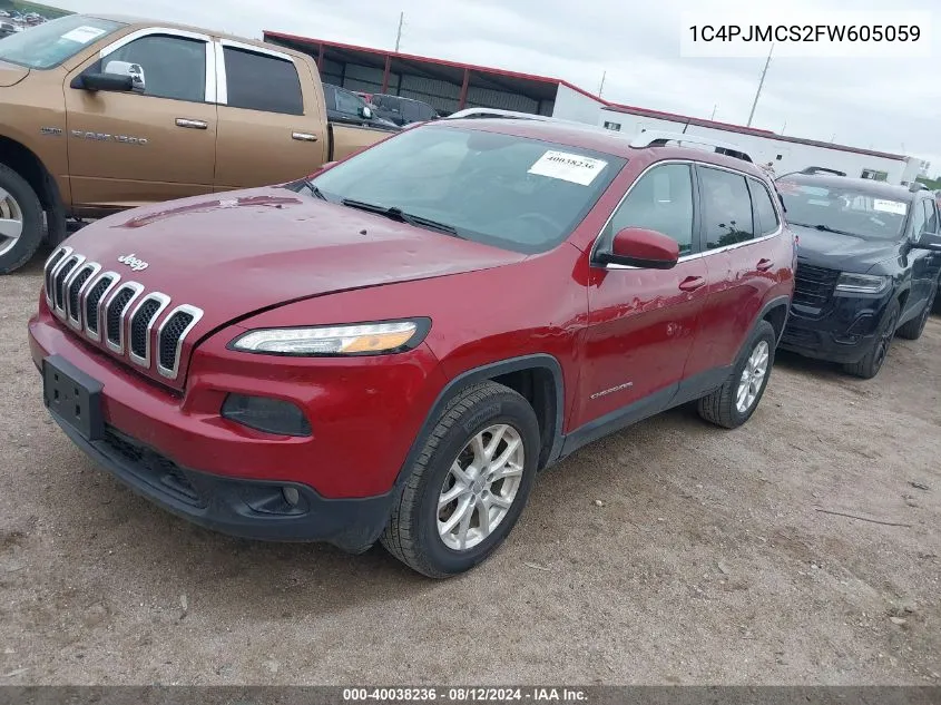 1C4PJMCS2FW605059 2015 Jeep Cherokee Latitude