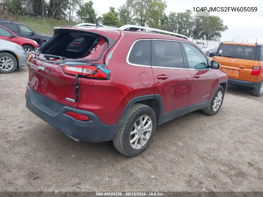 1C4PJMCS2FW605059 2015 Jeep Cherokee Latitude