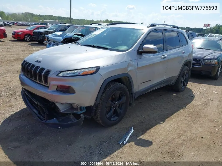 1C4PJMCB3FW776693 2015 Jeep Cherokee Latitude Altitude