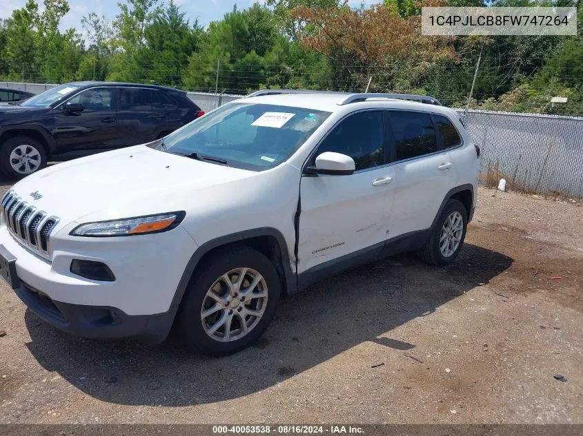 1C4PJLCB8FW747264 2015 Jeep Cherokee Latitude