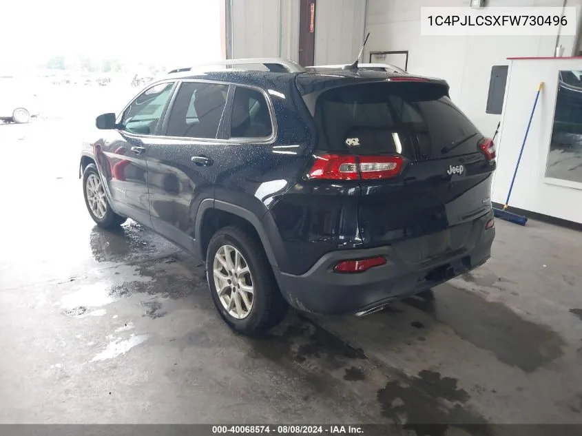 2015 Jeep Cherokee Latitude VIN: 1C4PJLCSXFW730496 Lot: 40068574