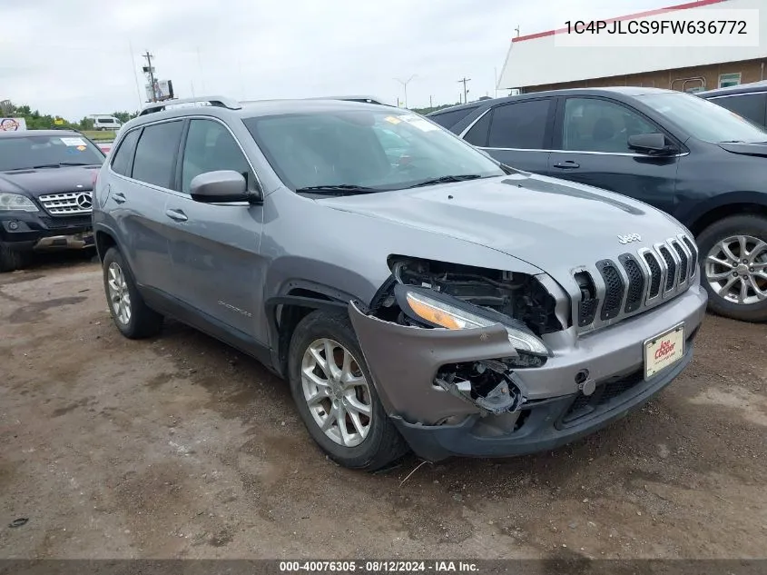 2015 Jeep Cherokee Latitude VIN: 1C4PJLCS9FW636772 Lot: 40076305