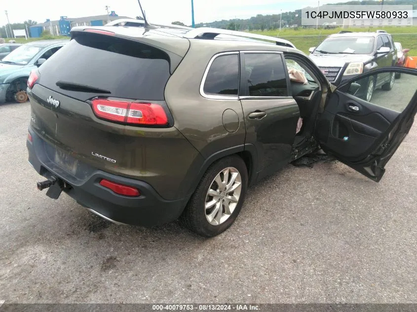 1C4PJMDS5FW580933 2015 Jeep Cherokee Limited