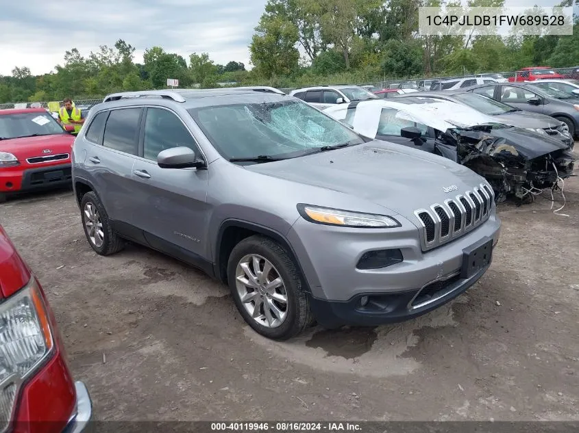 1C4PJLDB1FW689528 2015 Jeep Cherokee Limited