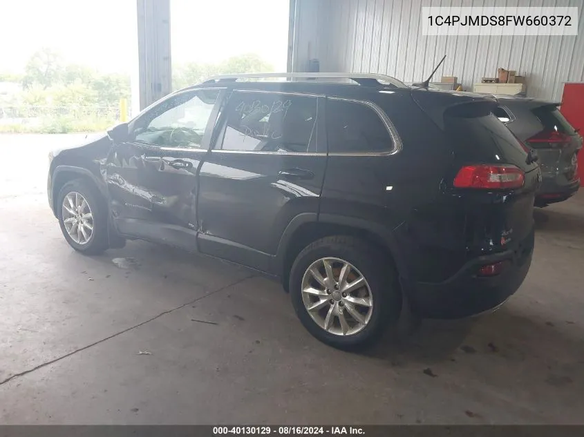 1C4PJMDS8FW660372 2015 Jeep Cherokee Limited