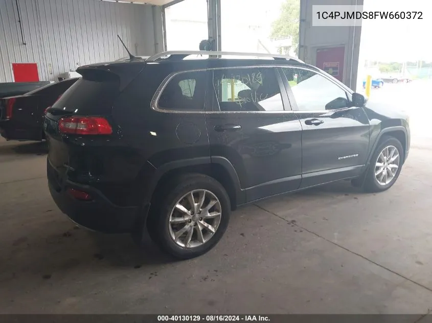 1C4PJMDS8FW660372 2015 Jeep Cherokee Limited