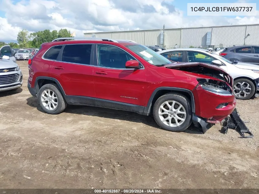 1C4PJLCB1FW637737 2015 Jeep Cherokee Latitude